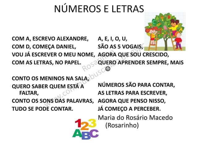 Números e letras