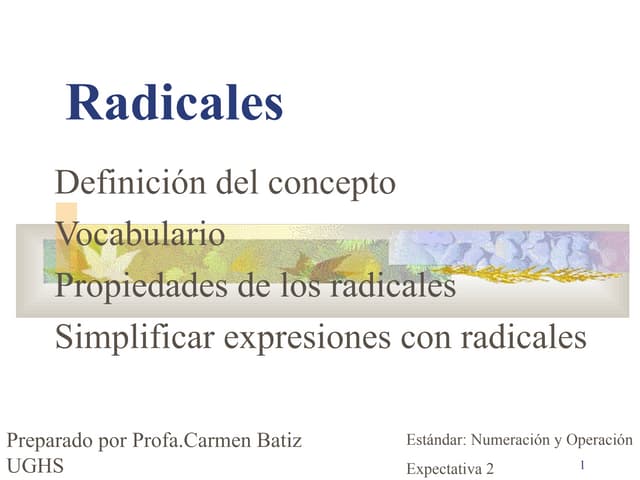 Números  Irracionales