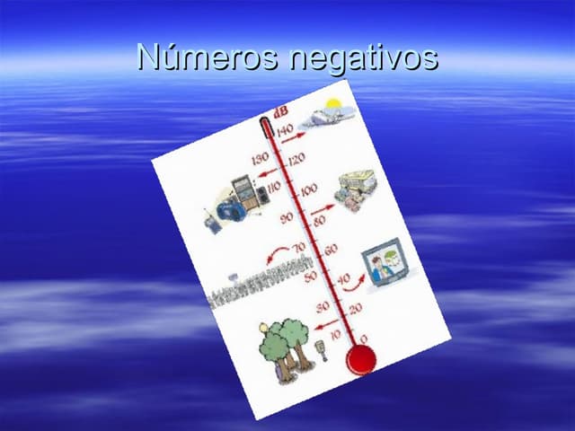 Números negativos