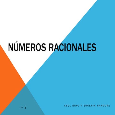 Números racionales