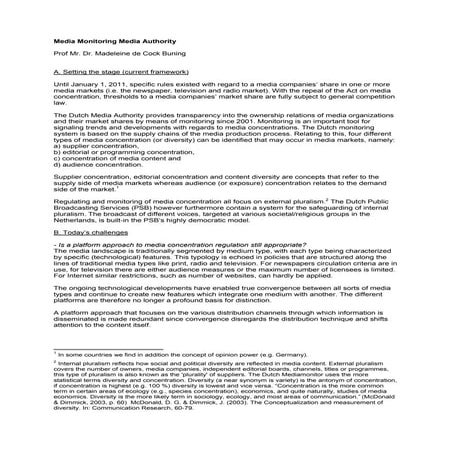 Media Monitoring Media Authority