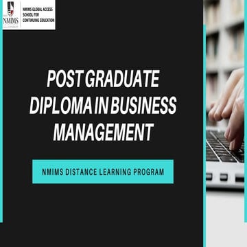 NMIMS Distance Learning MBA | PDF