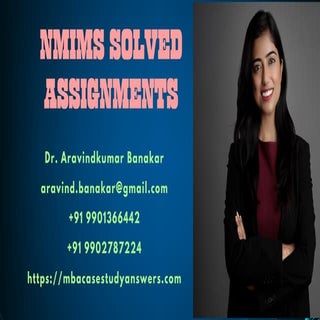 NMIMS MBA Assignments I NMIMS Solved Assignments I Solved NMIMS Assignments NMIMS Assignments Solutions I NMIMS Assignments help I NMIMS Assignments
