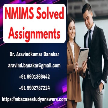 NMIMS MBA Assignments I NMIMS Solved Assignments I Solved NMIMS Assignments NMIMS Assignments Solutions I NMIMS Assignments help I NMIMS Assignments