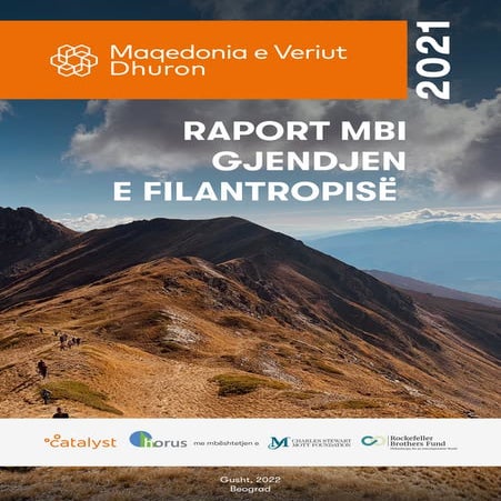 Maqedonia e Veriut Dhuron – Raporti për gjendjen e filantropisë 2021
