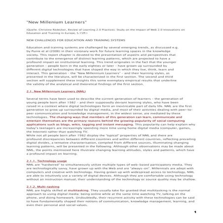 Artikel "New Millenium Learners"