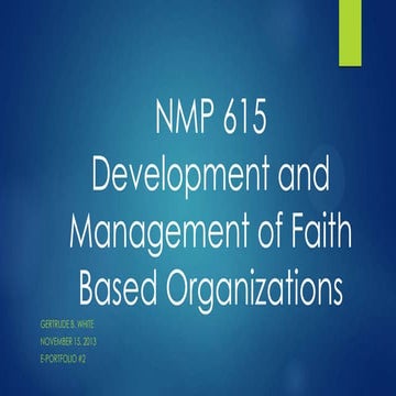 Nmp 650 e portfolio #2 gbwhite