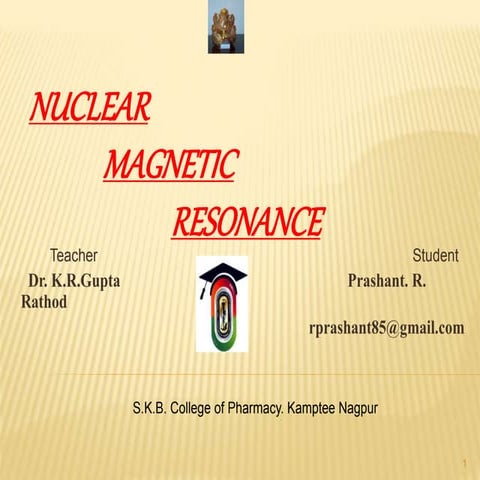 Basics Principle of NMR