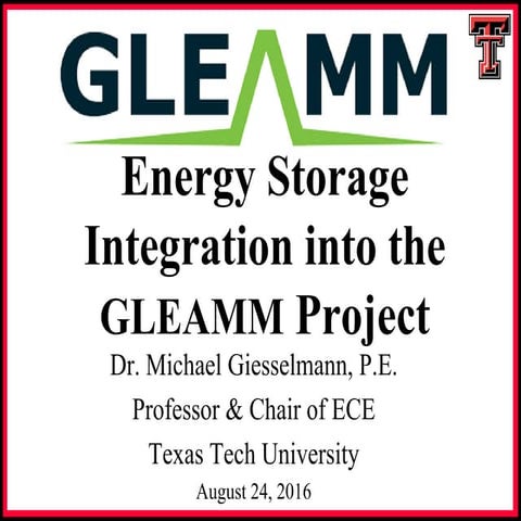 NMRESGI_Energy Storage Integration into the GLEAMM Project_Giesselmann