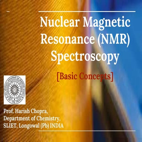 Nmr spectroscopy