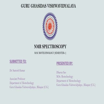 NMR Spectroscopy: Principles, Techniques, and Applicationsy.pptx