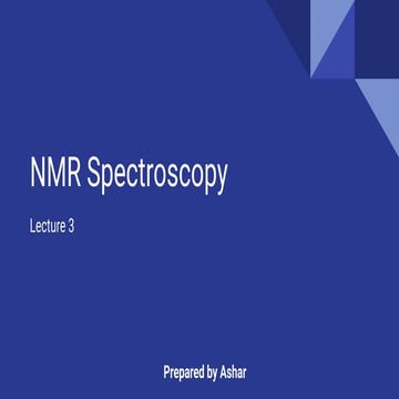 NMR Spectroscopy - Spin spin Coupling-Splitting ,Multiplicity, (n+1) rule, Pa...
