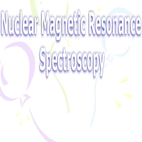 NMR SPECTROSCOPY .ppt
