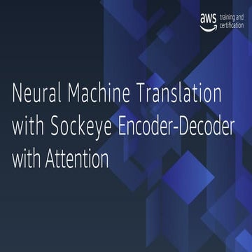 Neural Machine Translation with Sockeye