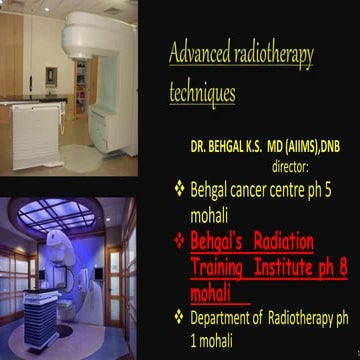 Image guided radiation therapy (IGRT) | PPTX