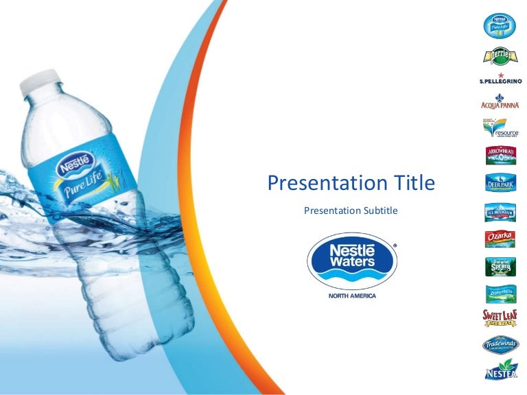 nestle waters retail leadership forum nestle waters retail leadership forum, Presentation templates