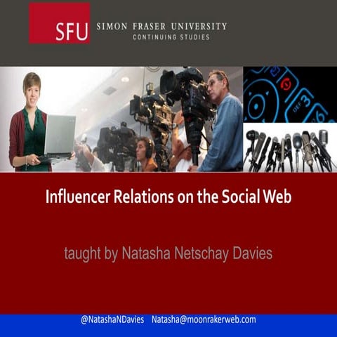 Influencer Relations on the Social Web 