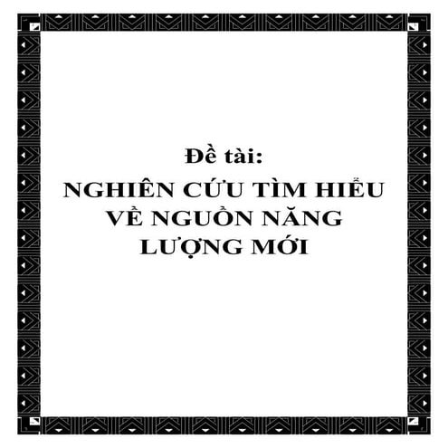 Năng lượng mới