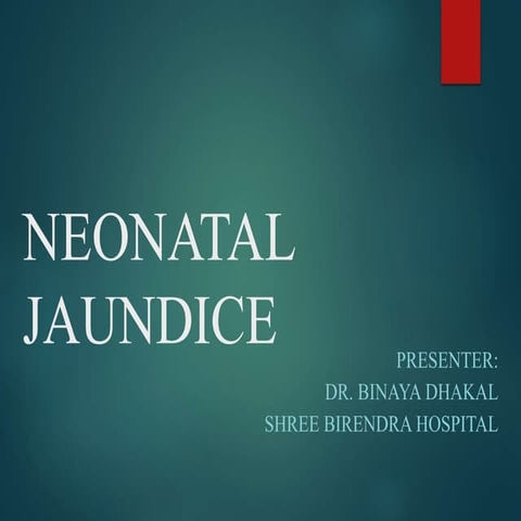 Neonatal Jaundice