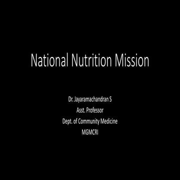 National Nutrition Mission