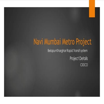 NMMC Metro Rail Project
