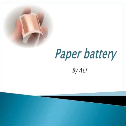 paper battery