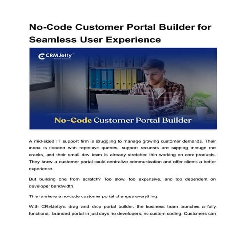 No-Code Customer Portal Builder for Seamless User Experience.pdf