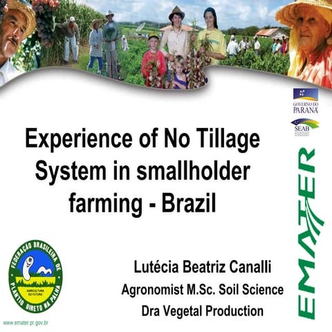 No till agriculture in parana state brazil-july 2011 by emater
