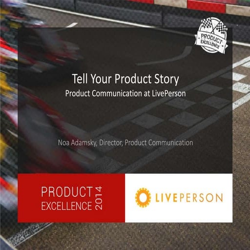 ProductX 2014 Noa adamsky.Liveperson
