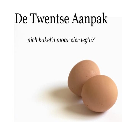 'De Twentse Aanpak' of 'Noaberschap 2.0' voor ROC van Twente