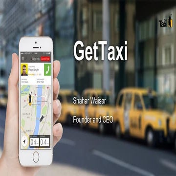GetTaxi - NOAH14 London