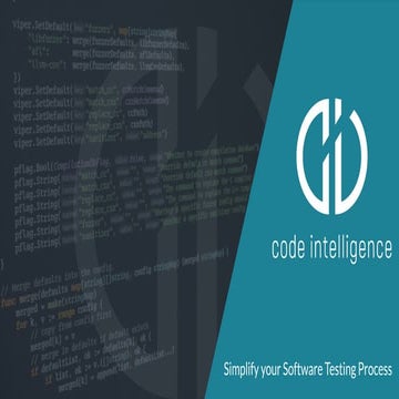 Code Intelligence - NOAH19 Berlin