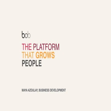 Hibob - NOAH19 Tel Aviv