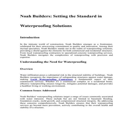 Structural Waterproofing Design Strategies to BS 8102:2009 | PPTX