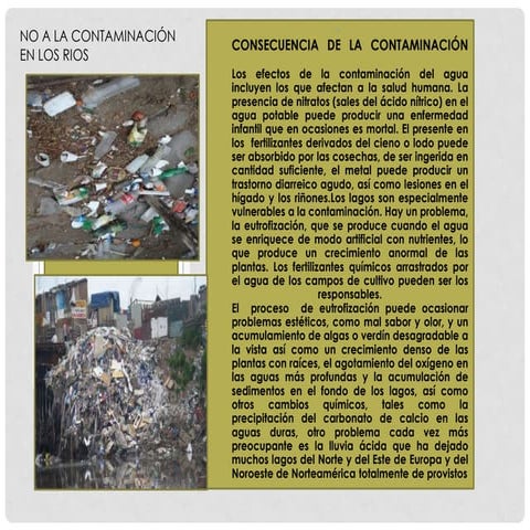 No a la contaminación