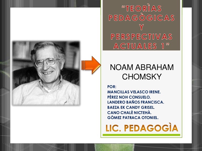 El Control De Nuestras Vidas Noam Chomsky Resumen es.slideshare.net