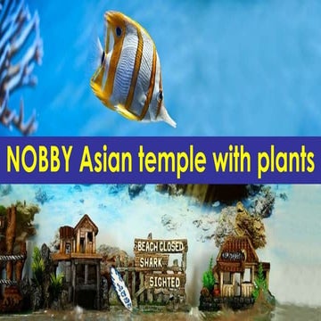 Nobby asian temple with plants