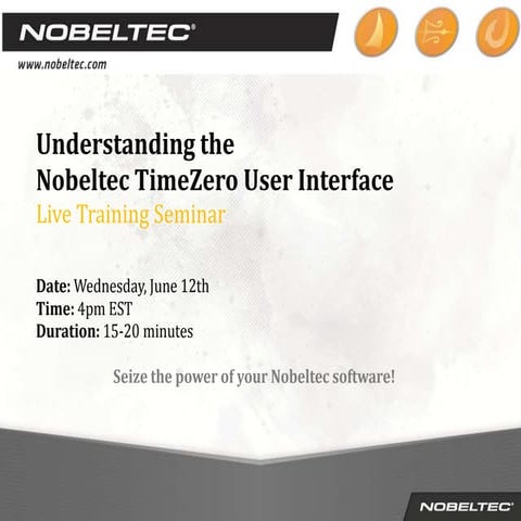 Nobeltec Support Services and Training Demo - TimeZero User Interface