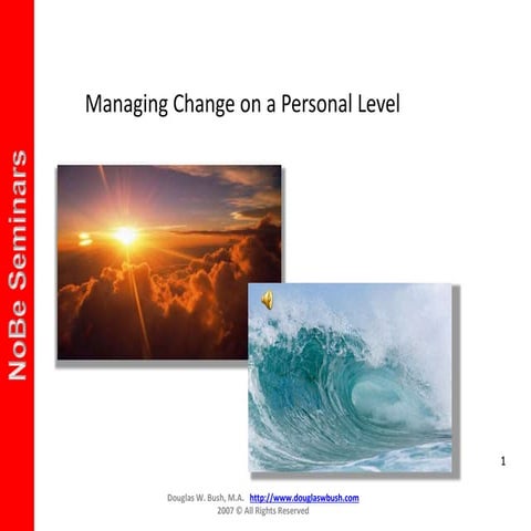 Change and Personal Transition