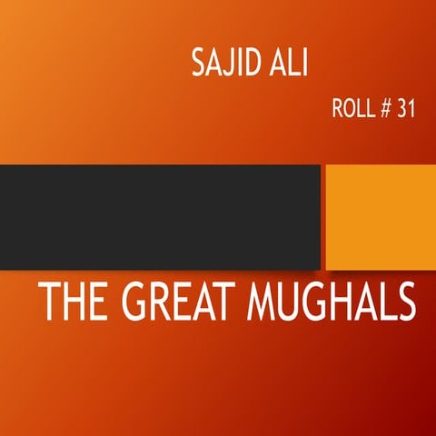 Nobility during the akbar the great | PPTX