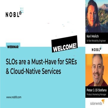 Nobl9+solarwinds SLOs are a Must-Have for SREs & Cloud-Native Services.pptx