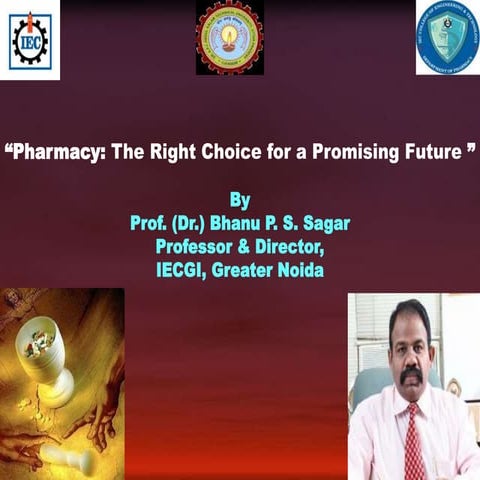 Noble pharmacy profession for an ever glowing career ppt final  04 10-2021