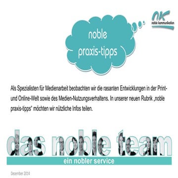 noble praxis tipps: drohnen