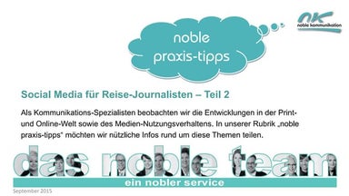 noble praxis-tipps: social media teil 2