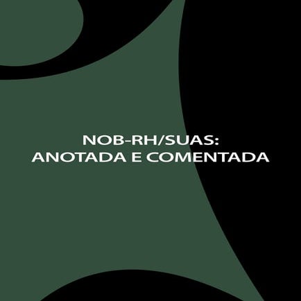 NOB-RH/SUAS-  Anotada e Comentada
