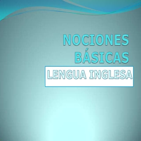 Nociones básicas 