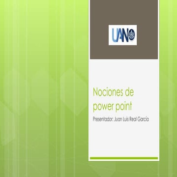Nociones de power point 1