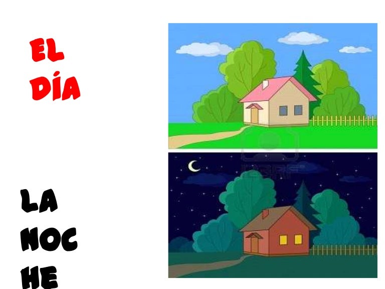 Resultado de imagen de DIBUJO DE DIA Y DE NOCHE DIFERENCIA