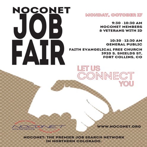 Noconet Job Fair Fall 2016 - General Event Flyer