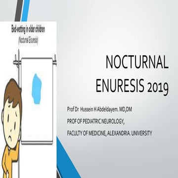 Nocturnal enuresis 2019